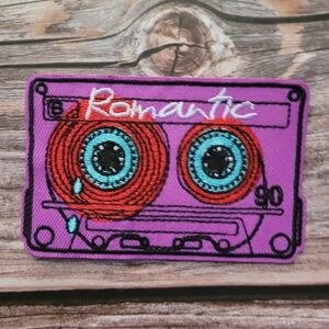 3/13$  Romantic Vintage Mix Tape Cassette Emo 90'S Embroidered Patch